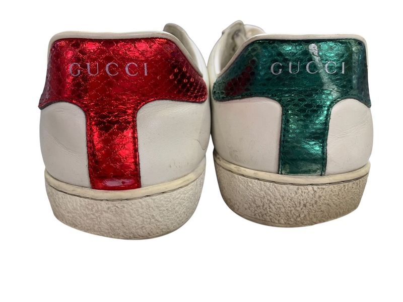 2121 Gucci Sneakers Ace Embroidery Bee Sherry Line 429446 Preowned Uk7 Approx