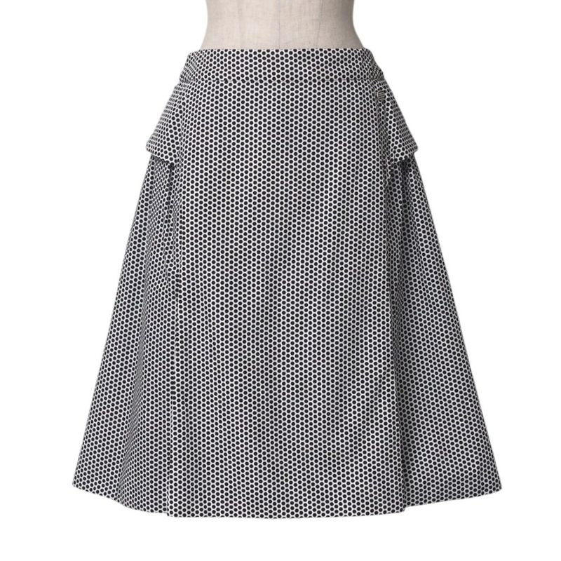 Chanel Setup Size 38 P60 CC Logo Coco Mark Button Short Sleeves Blouse Full