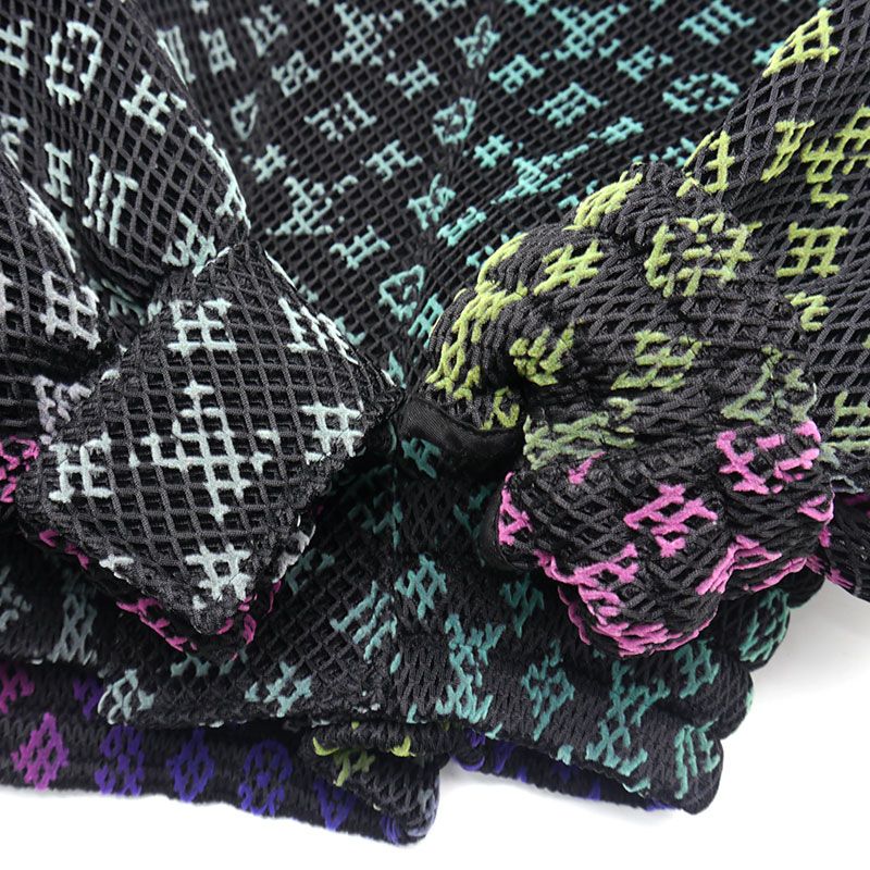 Louis Vuitton Gradient Monogram Mesh Blouson 46 Black