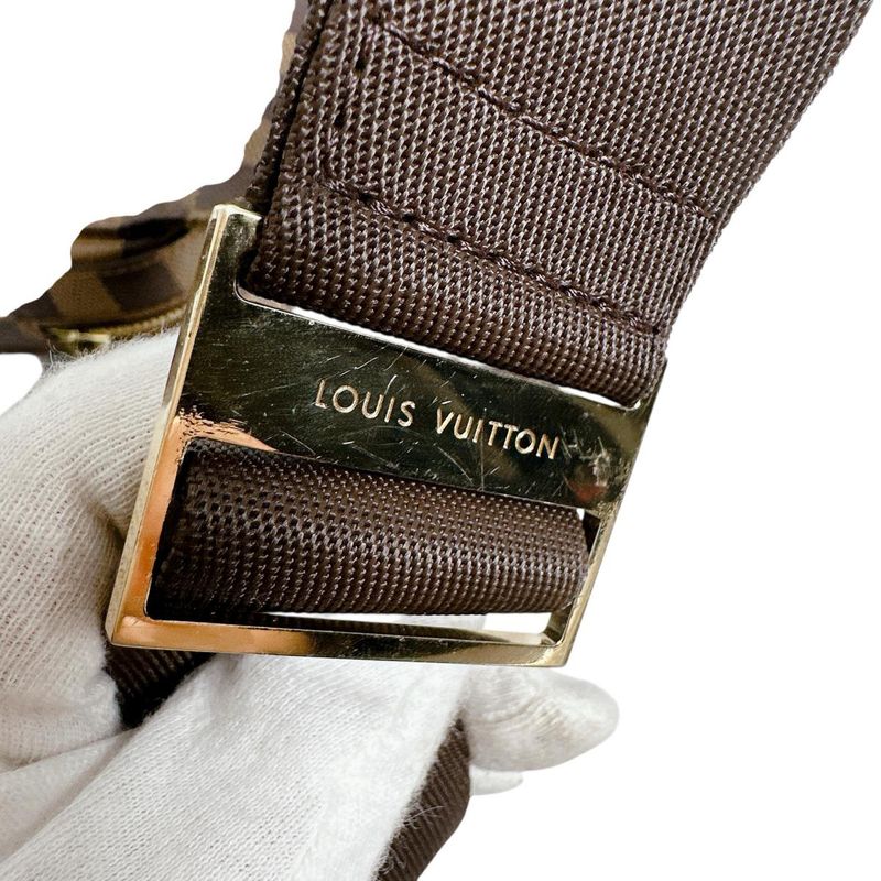 Louis Vuitton N51994 Damier Waist Pouch Geronimos Body Bag Louis Vuitton Ebène