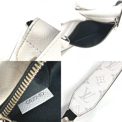 Louis Vuitton Shoulder Bag Flap Messenger M30411 Taiga Leather White