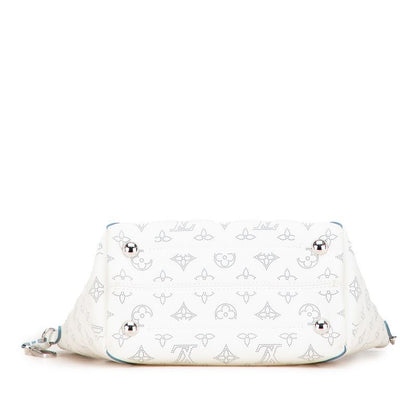 Louis Vuitton Mahina Hina PM Handbag Shoulder Bag 2WAY M56199 Snow White Blue
