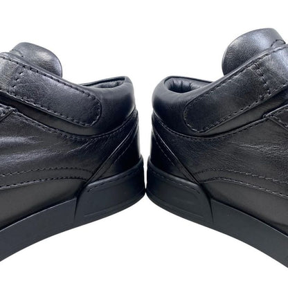 Chanel Sneakers Velcro High Cut G45110 36 Size Matelasse Coco Mark Logo Black