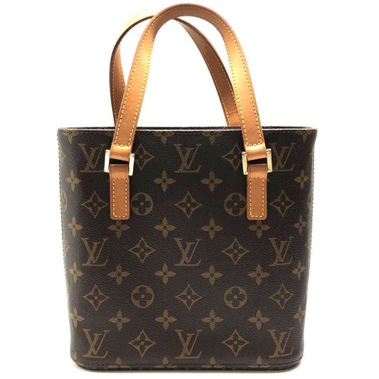 Louis Vuitton Monogram Vavin PM M51172 Handbag Leather Brown Ladies Used 006356
