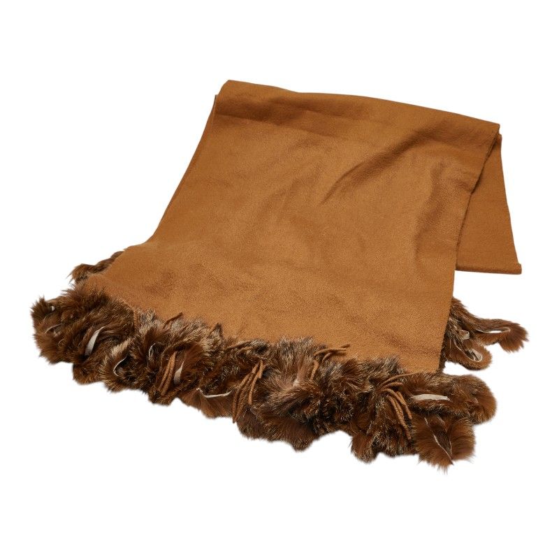 Fendi Brown Cashmere Fur Women's Fendi