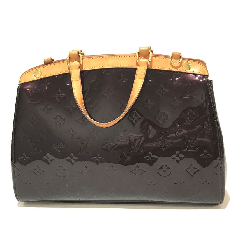 Louis Vuitton Handbag Blair MM M91455 Monogram Vernis Purple Taille Dombre