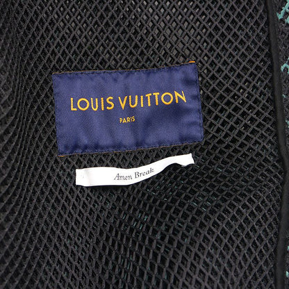 Louis Vuitton Gradient Monogram Mesh Blouson 46 Black