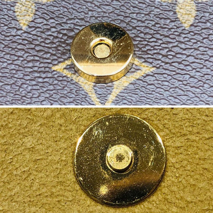 Louis Vuitton Pochette Florentine M51855 Monogram Waist Bag Brown Leather Women