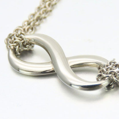 Tiffany & Co Necklace Infinity Silver 925 Approx 6.0g Silver Pendant W Chain