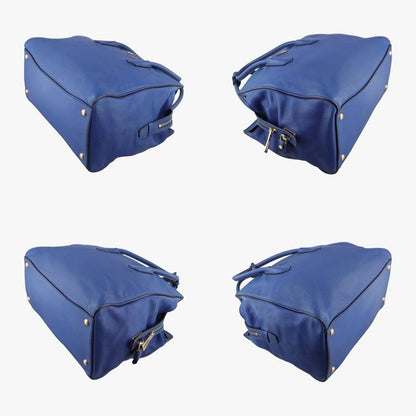 Prada Vitello Grain Blue Leather Bn2767158