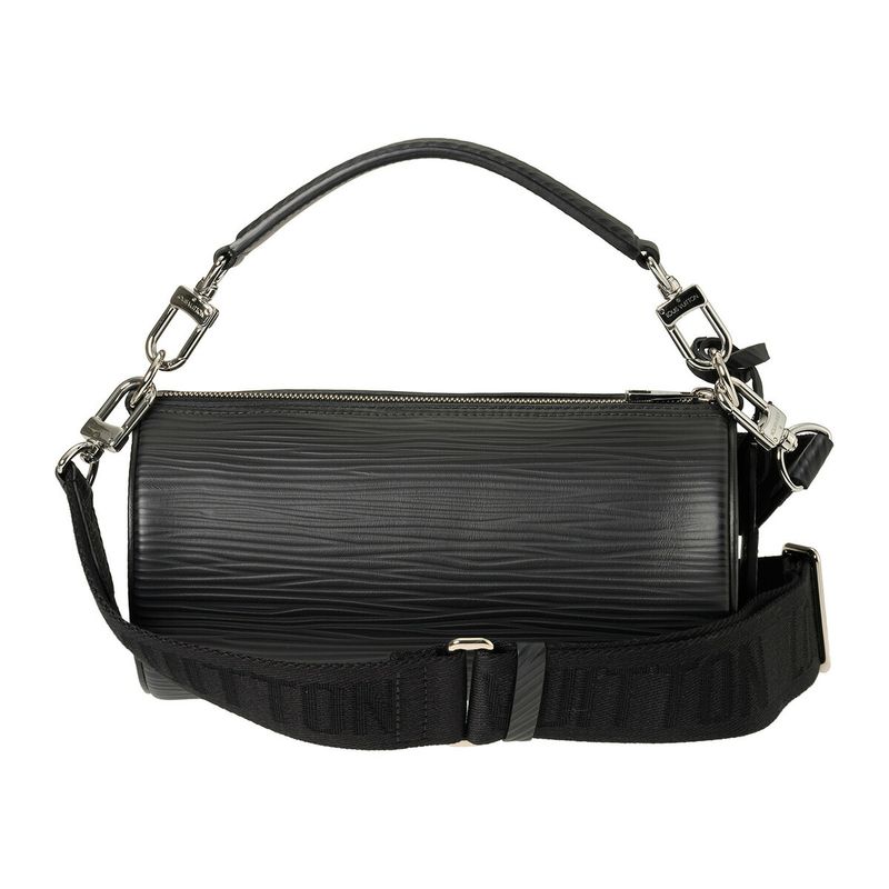 Louis Vuitton Shoulder Bag Soft Porochon PM Black