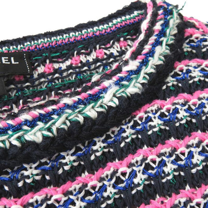 Chanel P56636k07412 Coco-mark Cotton Pink Short Sleeves Knit 1430 Chanel