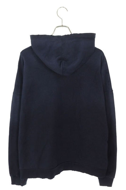 Balenciaga 21AW 674986 Tlvg4 Damaged NO Comment Print Pullover Hoodie Men's 2