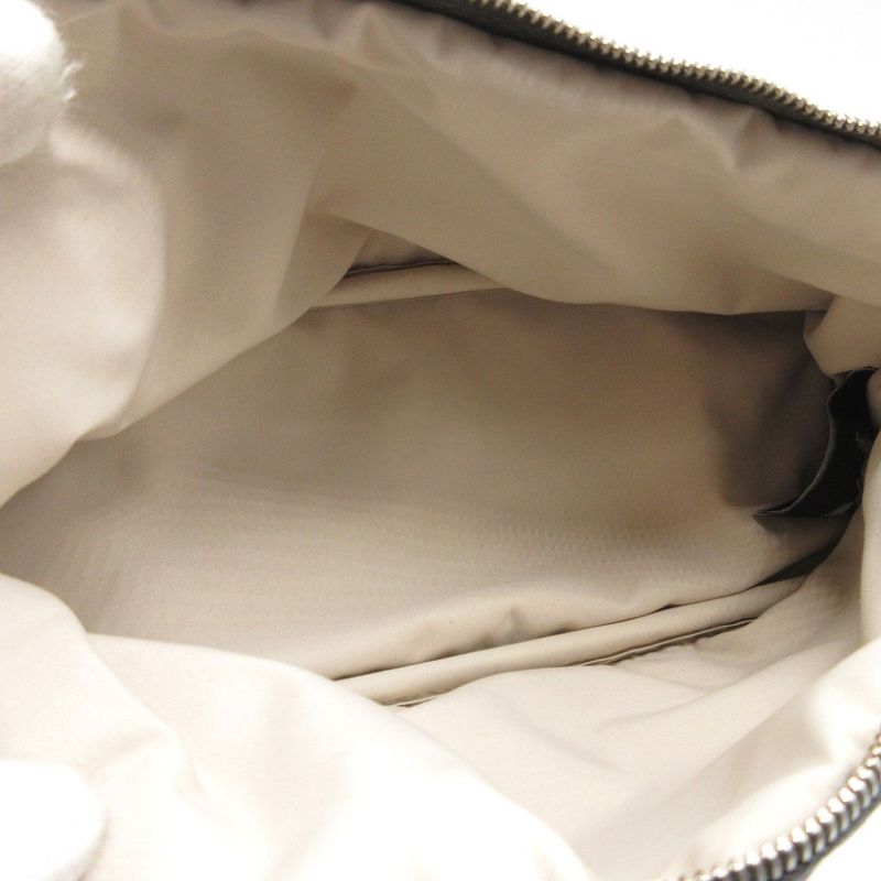 Hermes Bolide Vis Versa PM Perforated Logo Silk Cotton Asie Gray Cosmetic Pouch
