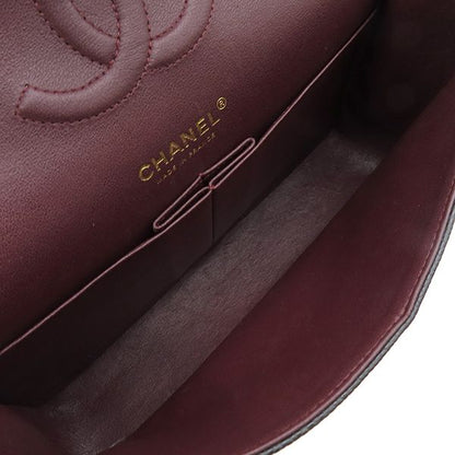 Chanel Shoulder Bag Matelasse 25 Flap Bag Caviar Skin Black Gold Hardware