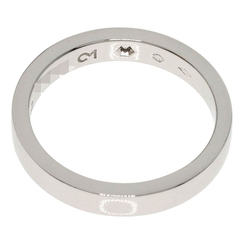 Cartier C De Cartier 1P Diamond #47 Ring Pt950 Ladies