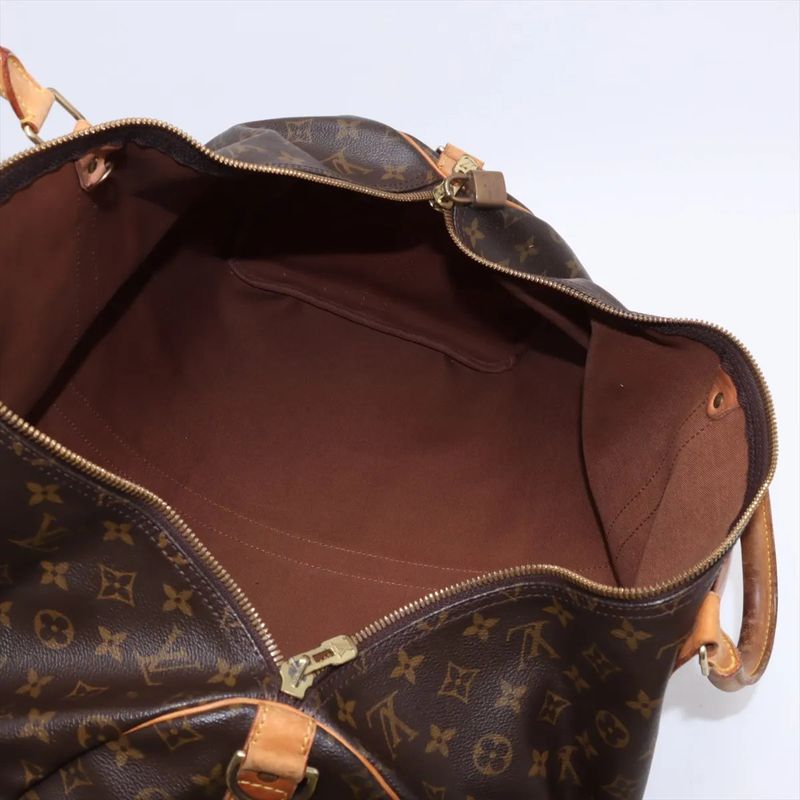 Louis Vuitton Monogram Keepall 55 M41424 Leather Boston Bag Business Travel