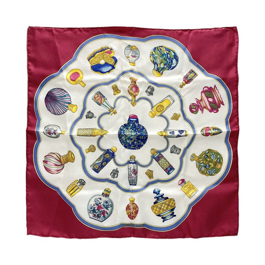 Hermes Carre 40 Qu Importe le Flacon Perfume Bottle Silk Scarf