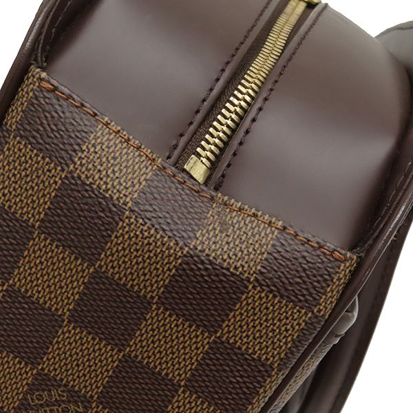 Louis Vuitton Handbag Sarria Orizontal Damier Canvas Damier Ebene Gold Hardware