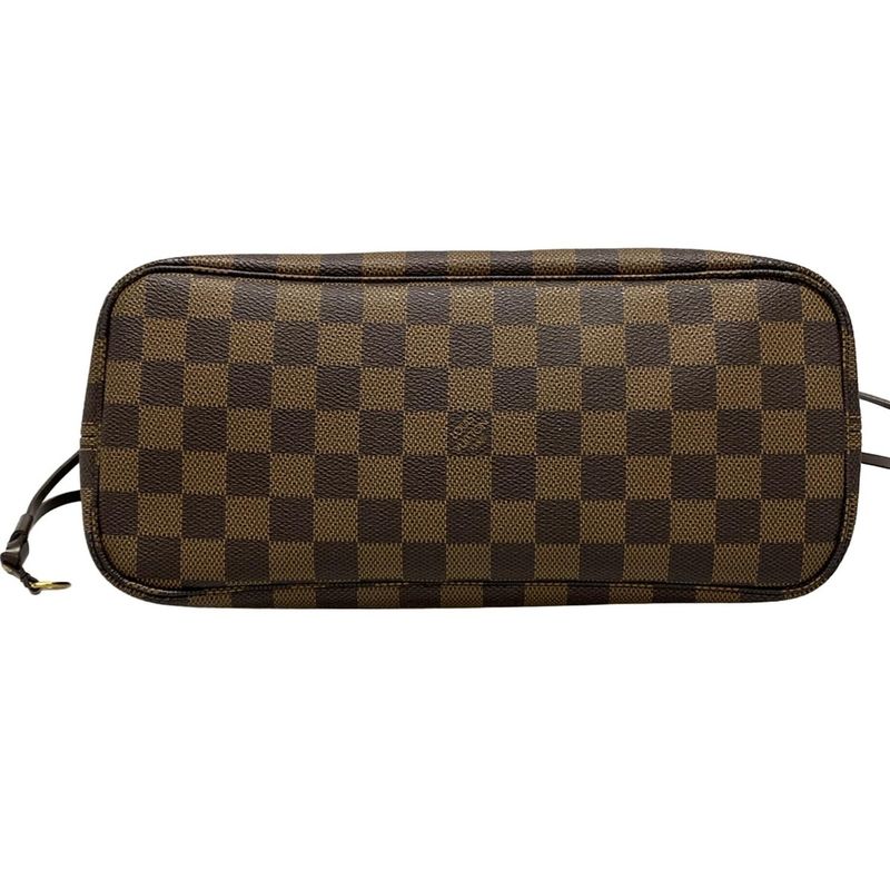 Louis Vuitton Damier Neverfull PM N51109 Ebène Tote Bag