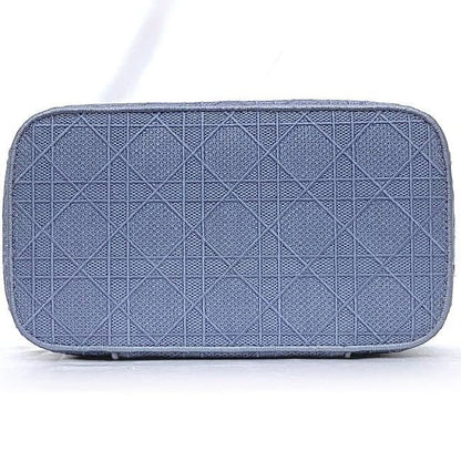 Christian Dior Handbag Vanity Bag Light Blue