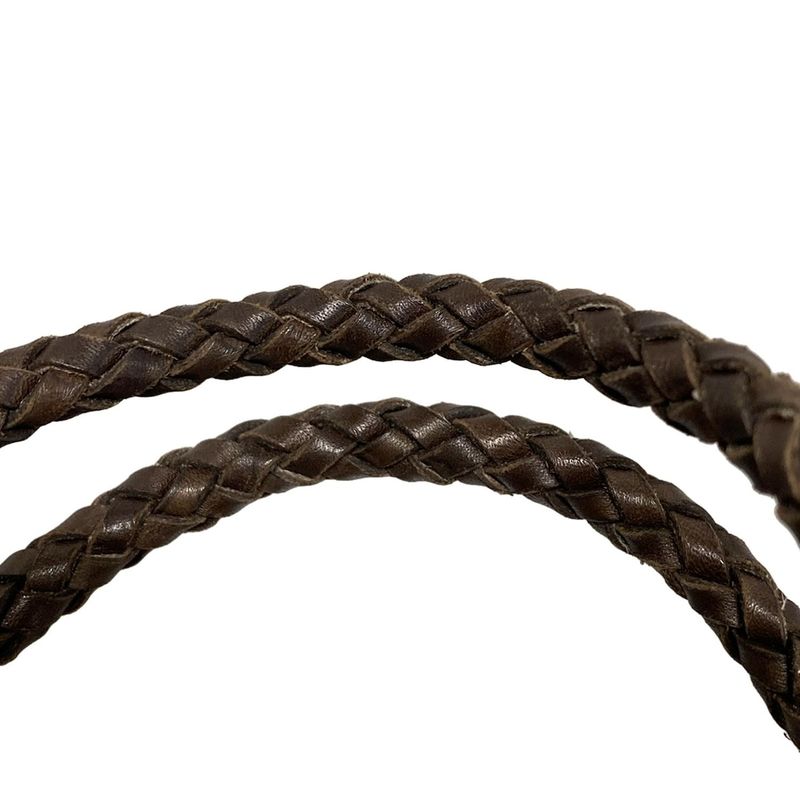 Gucci Tote Bag GG Pattern 109141 Beige And Dark Brown Leather