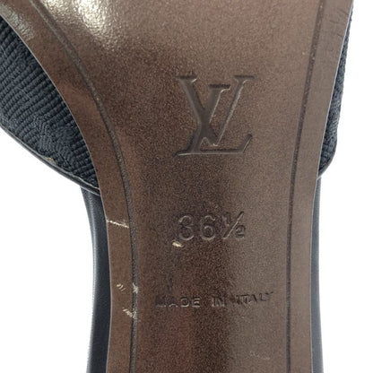 Louis Vuitton Monogram Canvas Square Toe Heeled Sandals