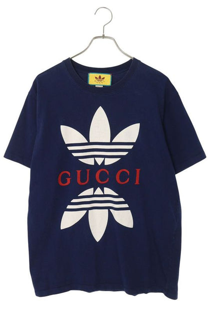 Gucci 548334 Xjemj Adidas Logo Print T-shirt Men's S