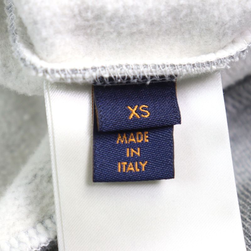 Louis Vuitton Hly68w 100% Cotton Logo Print Neon Workingman Pullover Hoodie