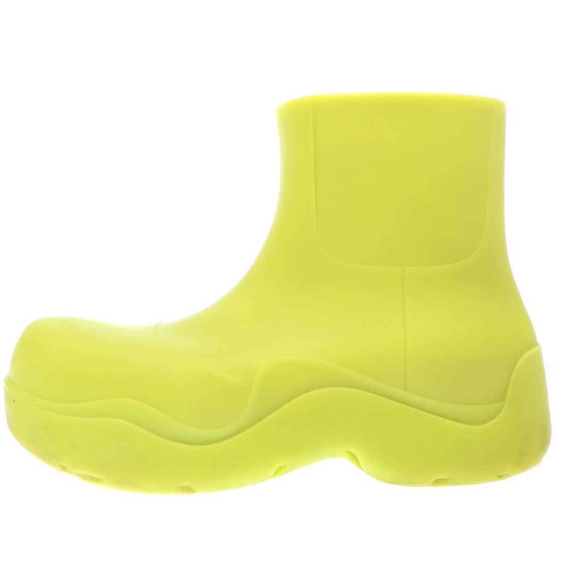 Bottega Veneta the Puddle Rubber Paddle Boots in Green 35