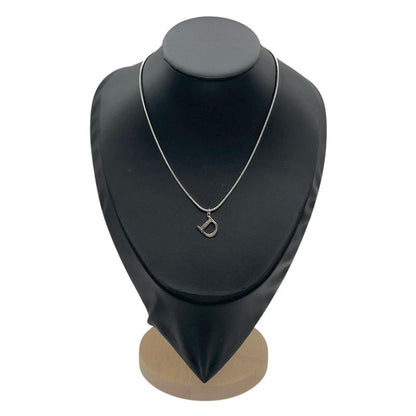 Christian DIOR Necklace Snake Chain Silver