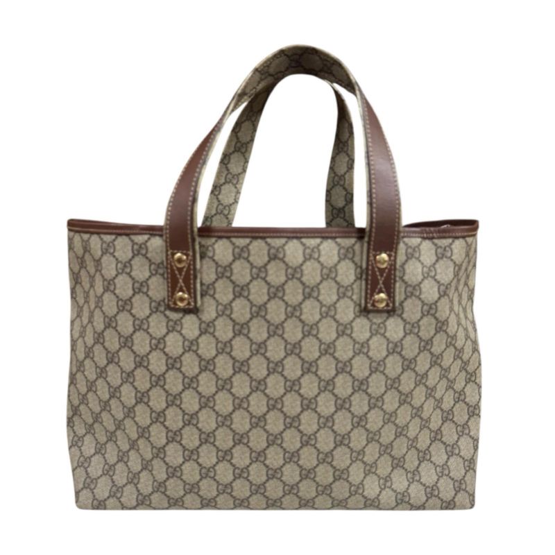 Gucci Sherry Tote Bag GG Supreme Canvas 211134 Beige Ladies Gucci  Gucci