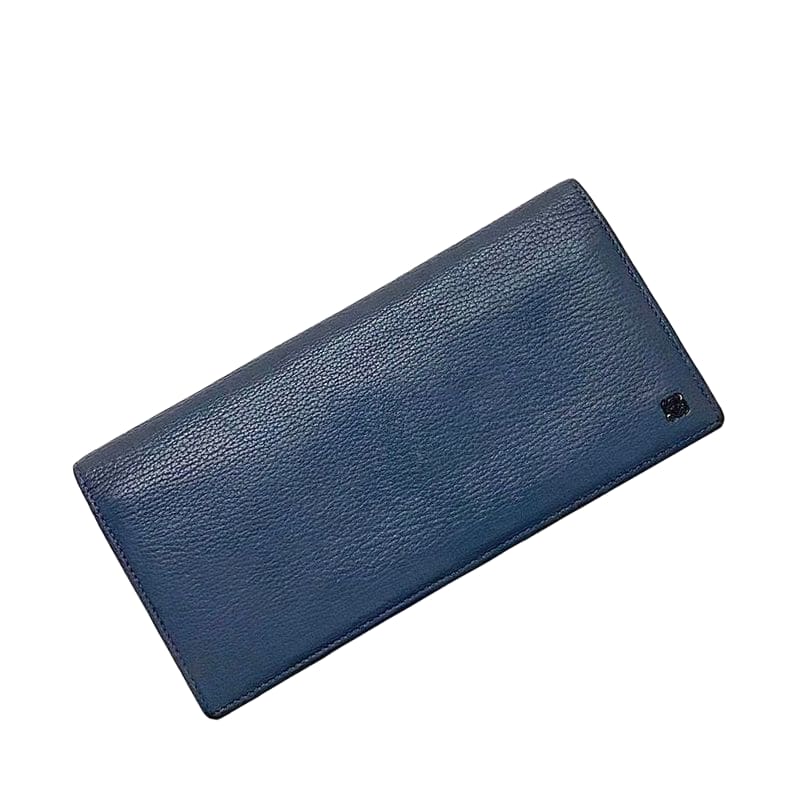Loewe Folding Long Wallet Ec21115 Light Navy Anagram Wallet