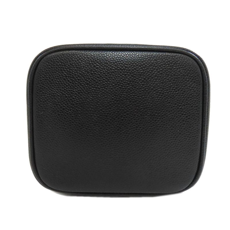 Chanel Vanity Gold Hardware Tote Bag Grained Calfskin Women's