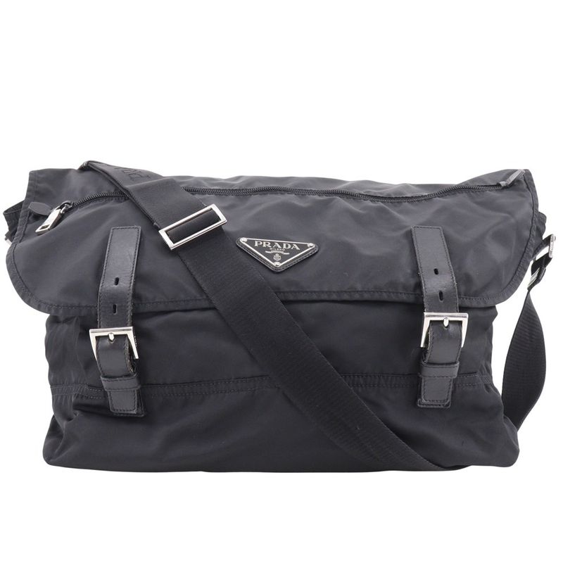Prada Nylon NERO Black Unisex Shoulder Bag