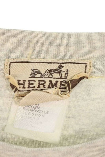 Hermes H Logo Embroidered Pocket T-shirt Men's XL