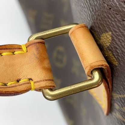 Louis Vuitton Speedy 35 Monogram Leather X PVC Brown Handbag Gold M41524