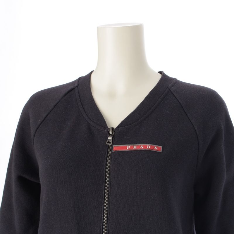 Prada Sport Cotton Stajan Jacket Black Navy