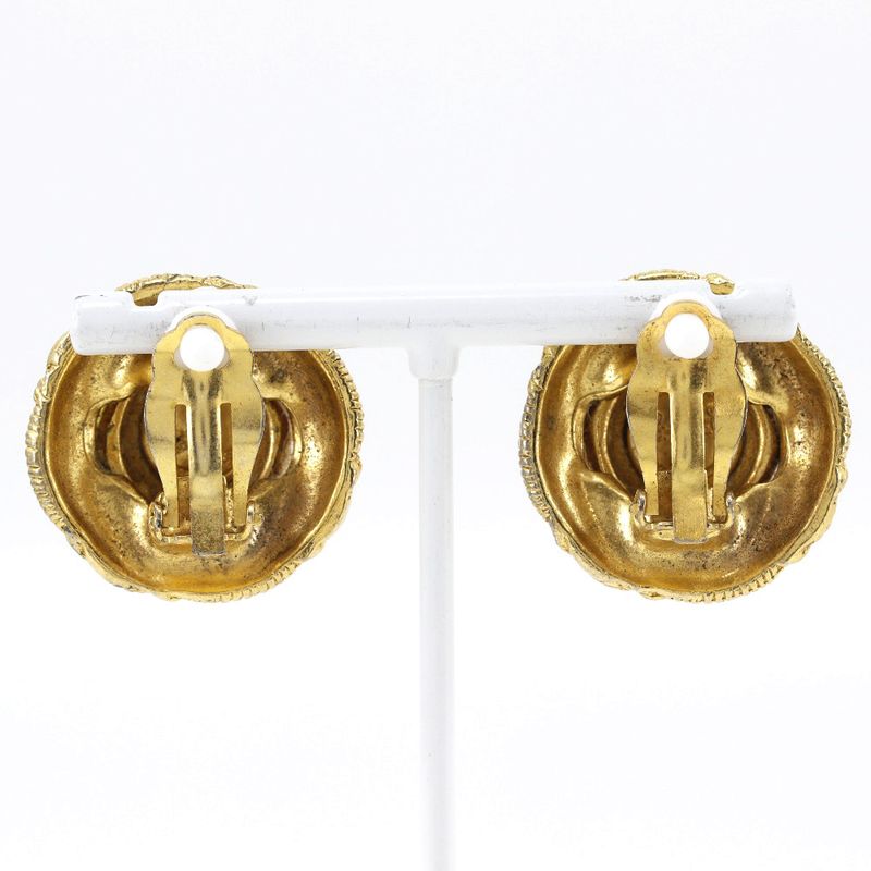 Chanel Gold Plated Ladies 30.2g Earrings
