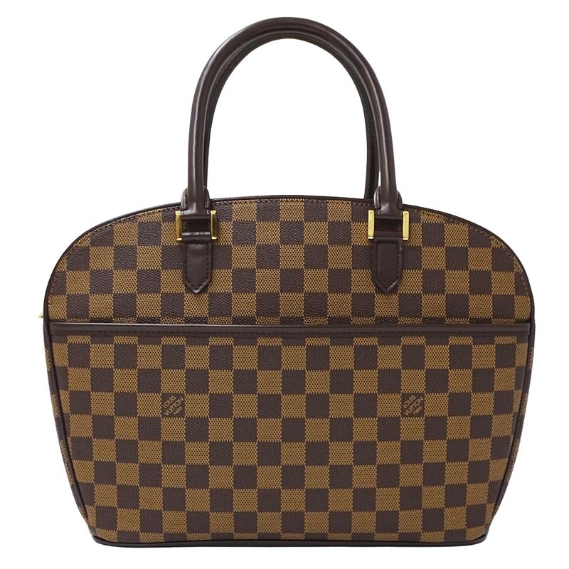 Louis Vuitton Bag Damier Women's Branded Handbag Sariah Orizontal N51282 Brown