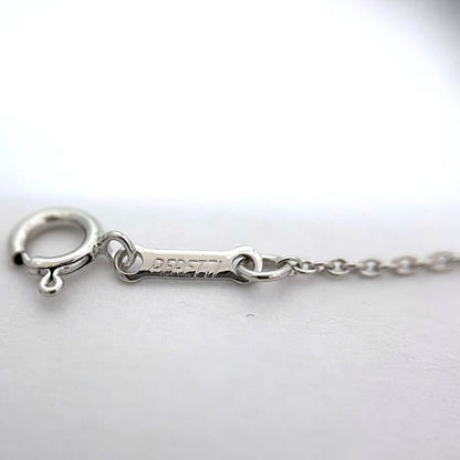 Tiffany & Co Open Heart Necklace Ec22789 Silver