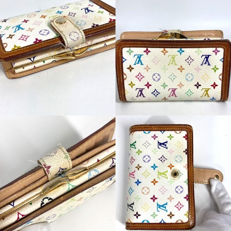 Louis Vuitton Bifold Wallet Portefeuille Viennois M92987 Monogram Multicolor