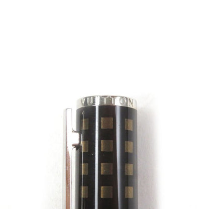 Louis Vuitton N79144 Jetluck Damier Capped Ballpoint Pen Dark Brown Gold With