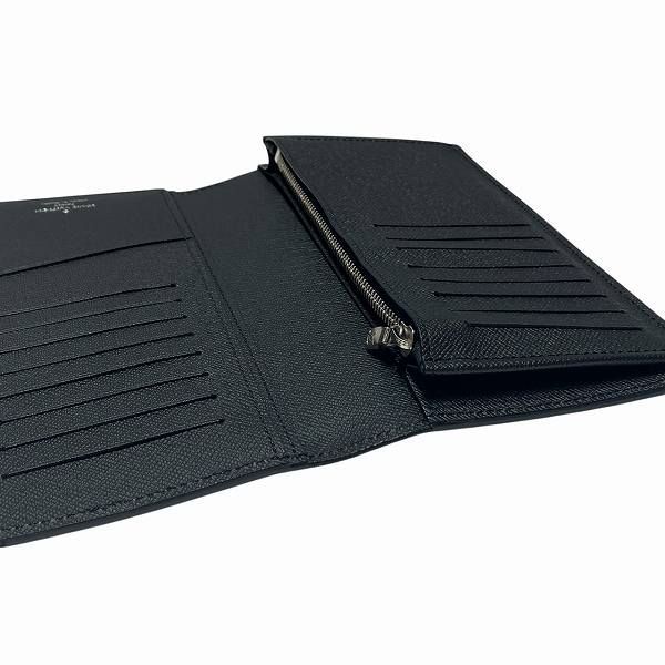Louis Vuitton Epi Portefeuille Brazza M60622 Noir Black Long Wallet Bifold