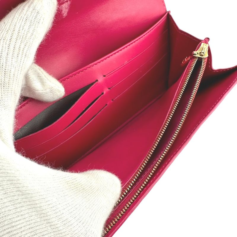 Louis Vuitton M90022 Monogram Vernis Long Wallet Portefeuille-sarah Long Wallet