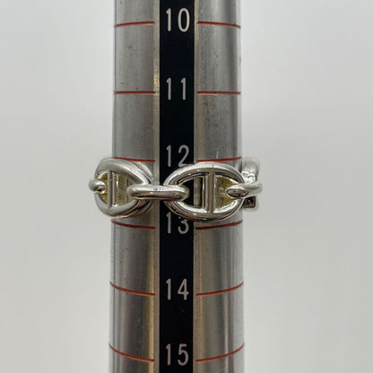 Hermes Chaine D'ancre Anchene Ring Size 12.5 Ag925 A25-2896