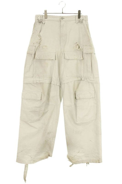 Balenciaga 23AW 746493 Tkp27 Crash Multi Cargo Long Pants Men's XS