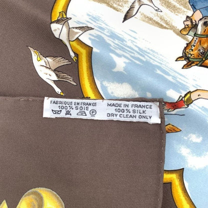 Grade Hermes Carre 90 LES Chevaux DES Moghols Mughal Dynasty Horse Scarf 100%