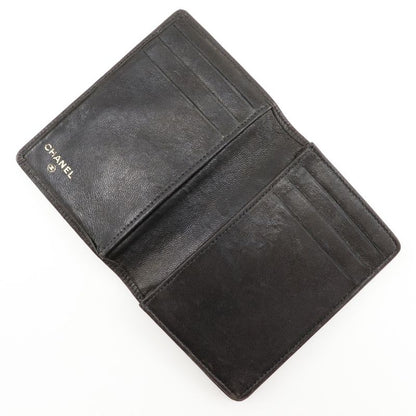 Chanel Coco Mark Card Case Lambskin Dark Brown Ladies Business Card Holder