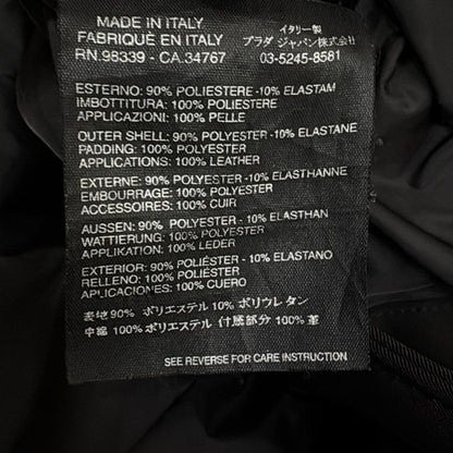 Prada Coat Size 40 M Women - Black Long Sleeves Cotton Retractable Hood